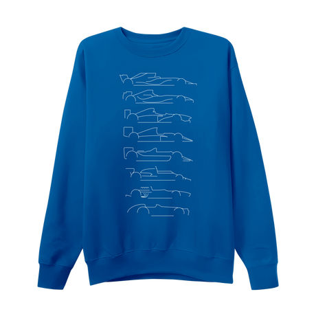 Blusão Evolução dos Carros Fórmula 1