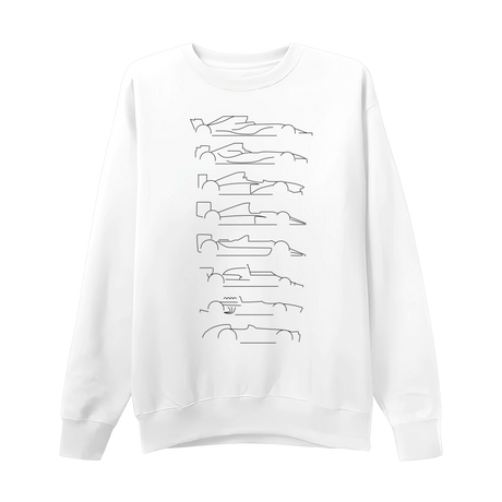 Blusão Evolução dos Carros Fórmula 1