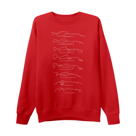 Blusão Evolução dos Carros Fórmula 1