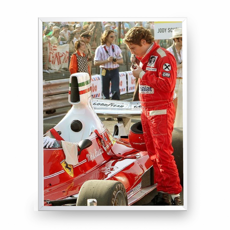 Quadro Decorativo Niki Lauda 312t Ferrari 1975