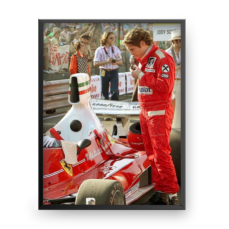 Quadro Decorativo Niki Lauda 312t Ferrari 1975