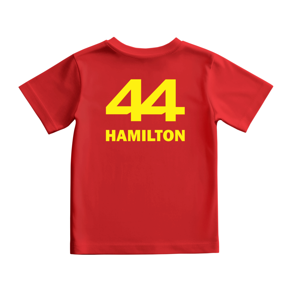 Camiseta Lewis Hamilton Scuderia Ferrari KIDS