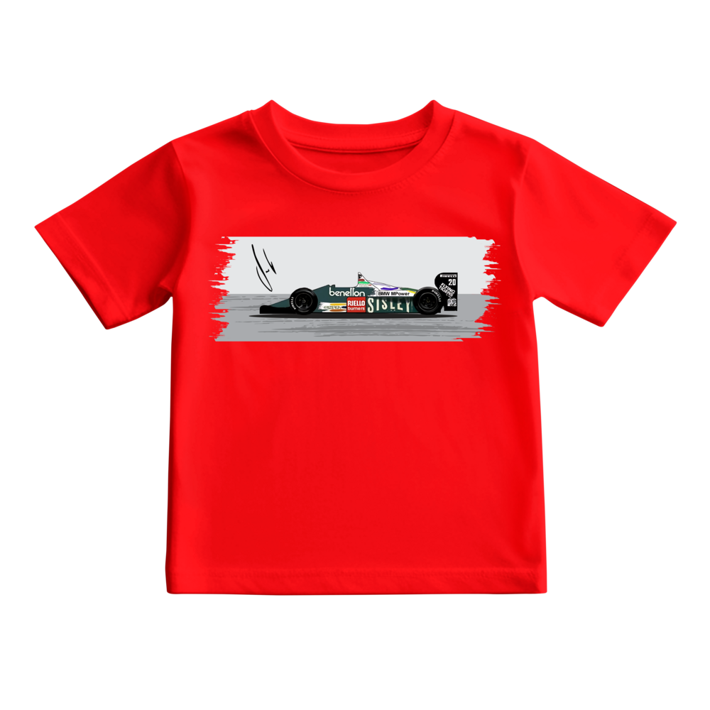 Camiseta Benetton B186 Gerhard Berger KIDS