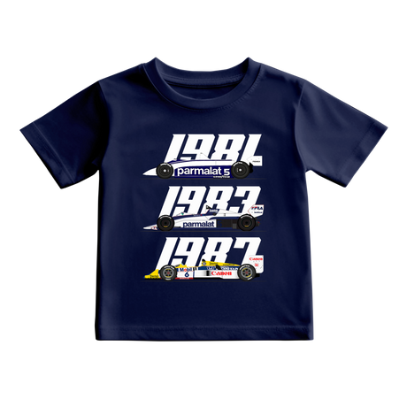 Camiseta Nelson Piquet Tricampeão Mundial KIDS