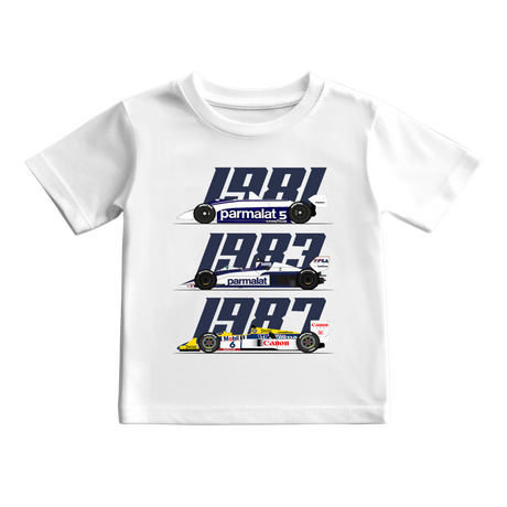 Camiseta Nelson Piquet Tricampeão Mundial KIDS