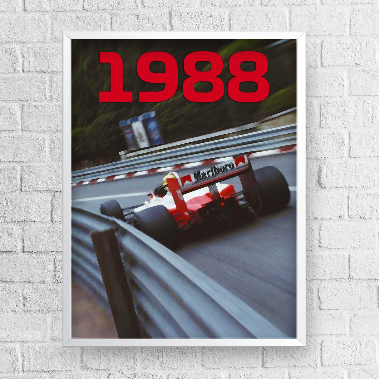 Quadro Decorativo MP4/4 McLaren Marlboro 1988