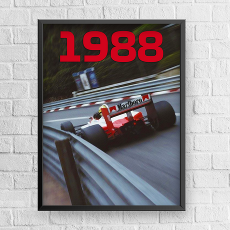 Quadro Decorativo MP4/4 McLaren Marlboro 1988