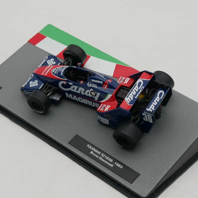 Miniatura Toleman TG183B 1:43 Bruno Giacomelli 1983