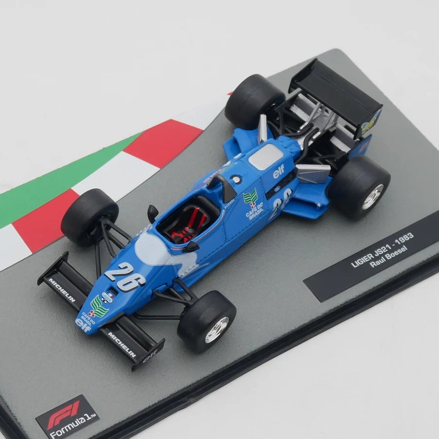 Miniatura Ligier JS21 1:43 Raul Boesel 1983
