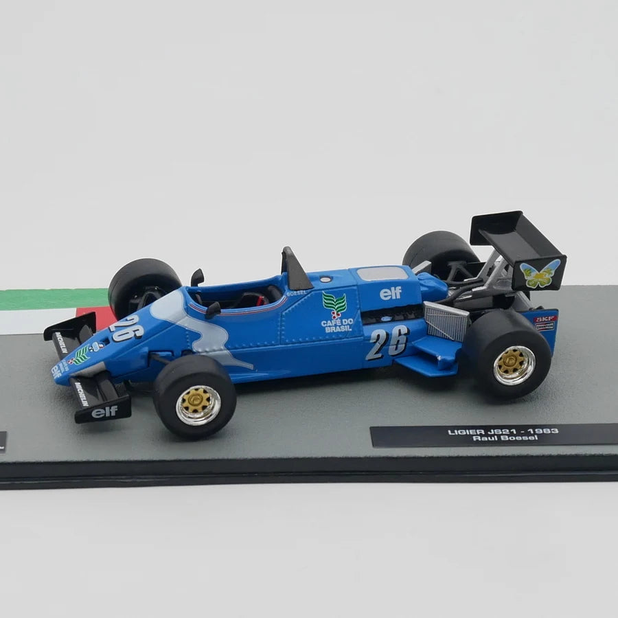 Miniatura Ligier JS21 1:43 Raul Boesel 1983