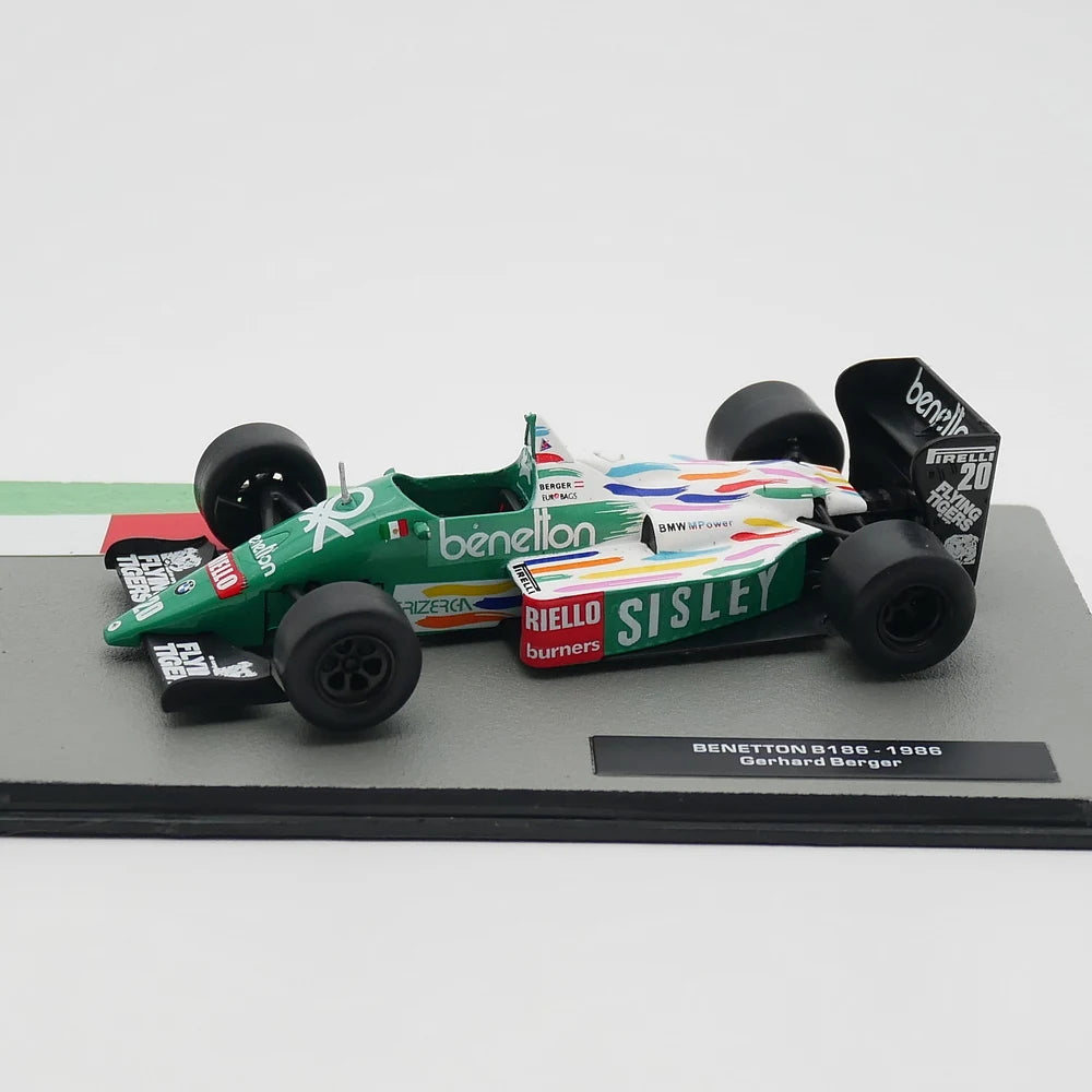 Miniatura Benetton B186 1:43 Gerhard Berger 1986