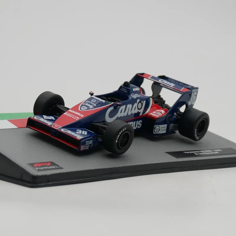 Miniatura Toleman TG183B 1:43 Bruno Giacomelli 1983