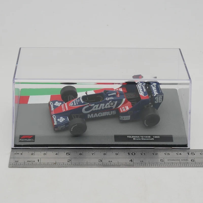 Miniatura Toleman TG183B 1:43 Bruno Giacomelli 1983