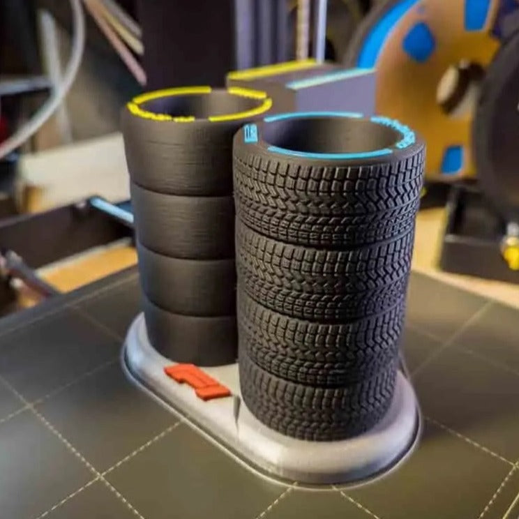 Porta Canetas Pneu Pirelli F1 3D Decorativo