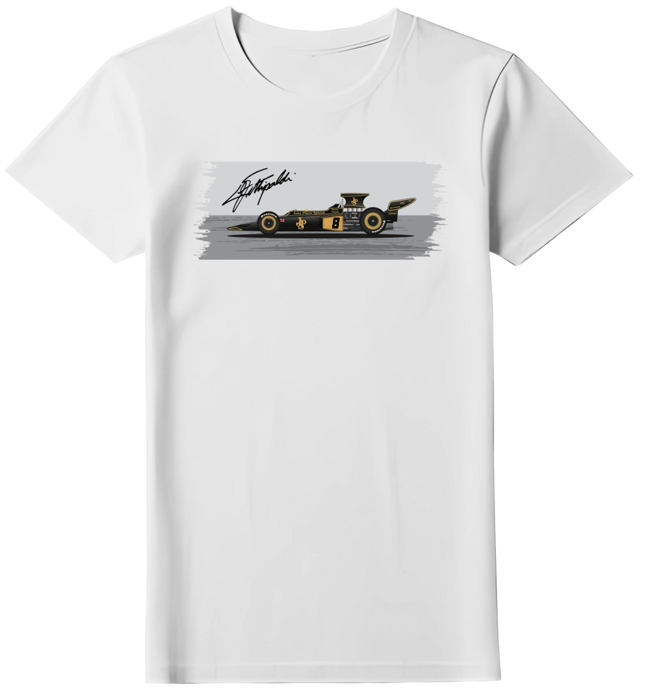 Camiseta Lotus 72 Ford Emerson Fittipaldi Feminina
