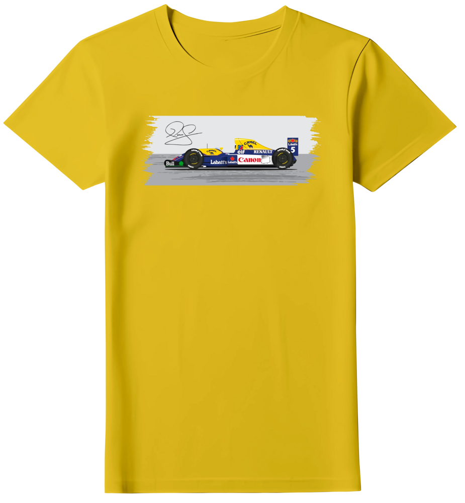 Camiseta FW14B Nigel Mansell Feminina