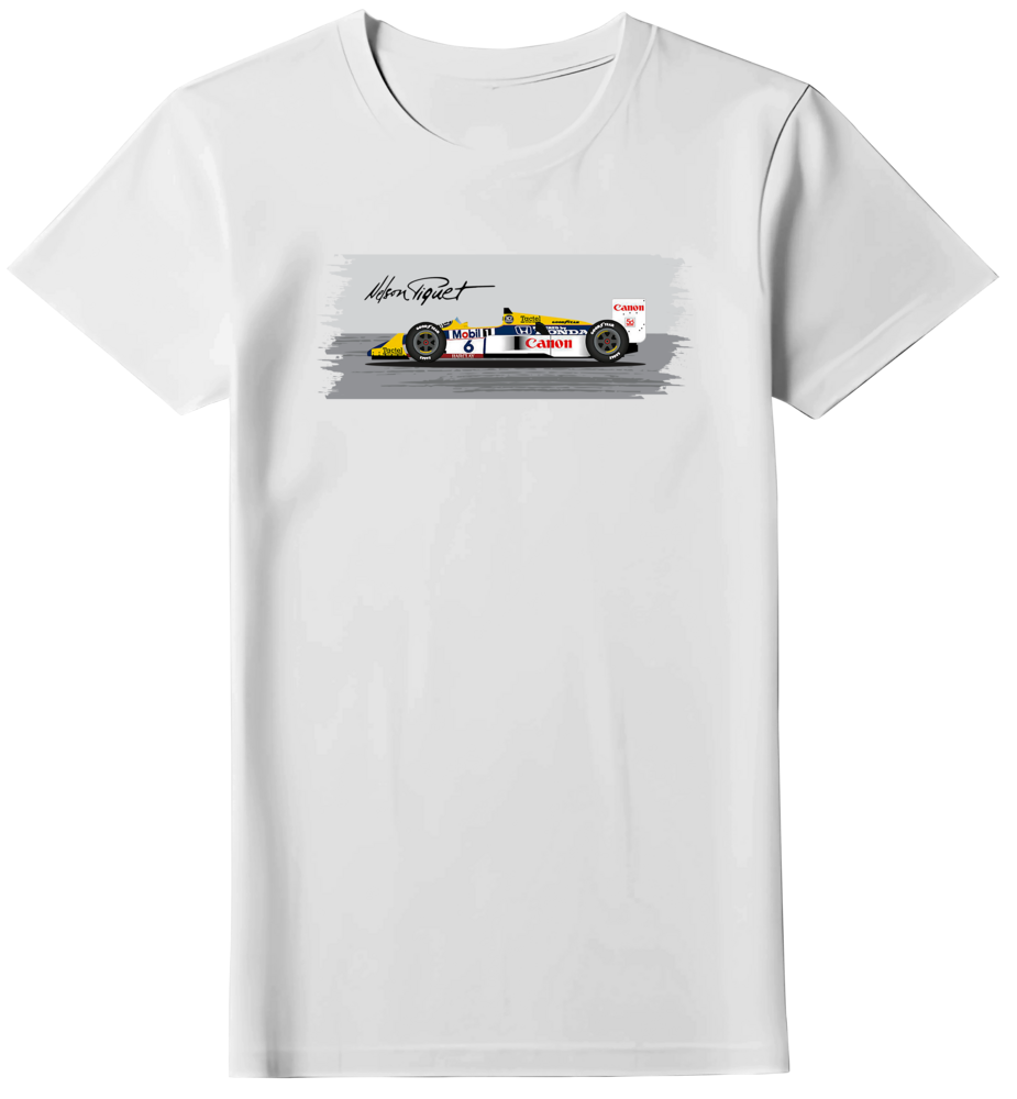 Camiseta FW11B Nelson Piquet Feminina