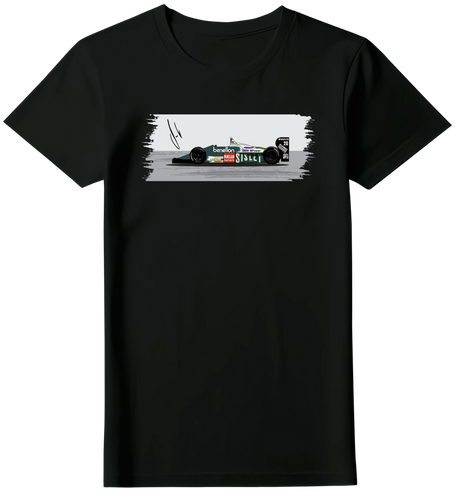 Camiseta Benetton B186 Gerhard Berger Feminina