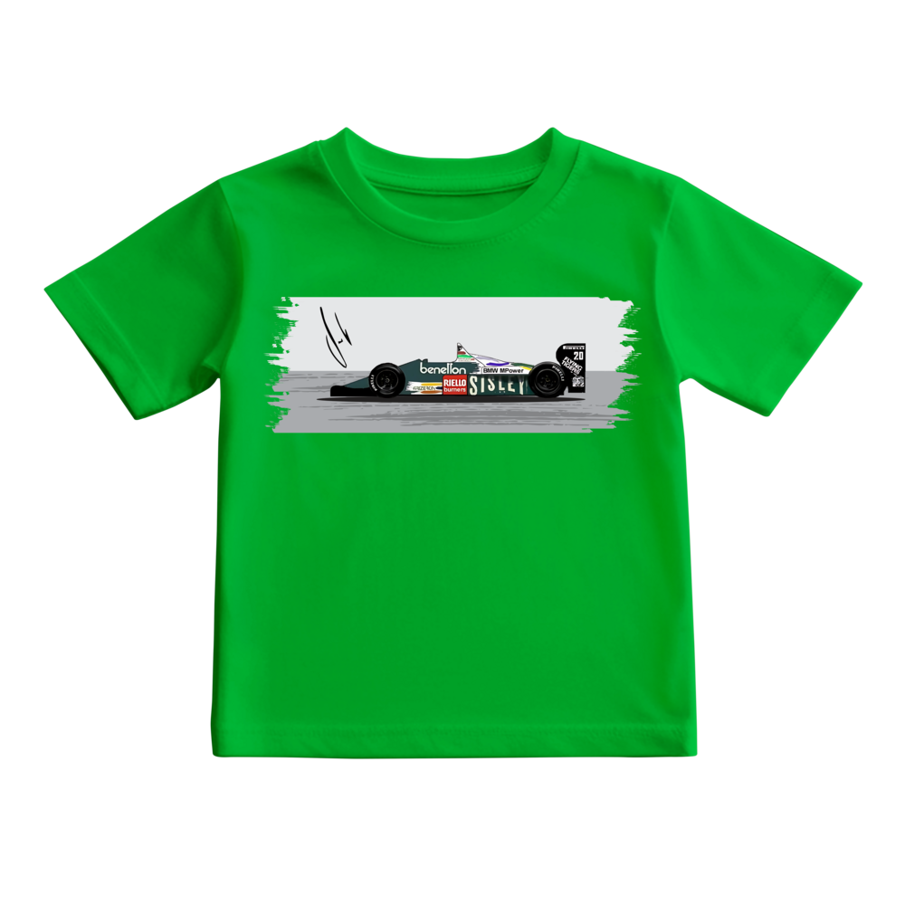 Camiseta Benetton B186 Gerhard Berger KIDS