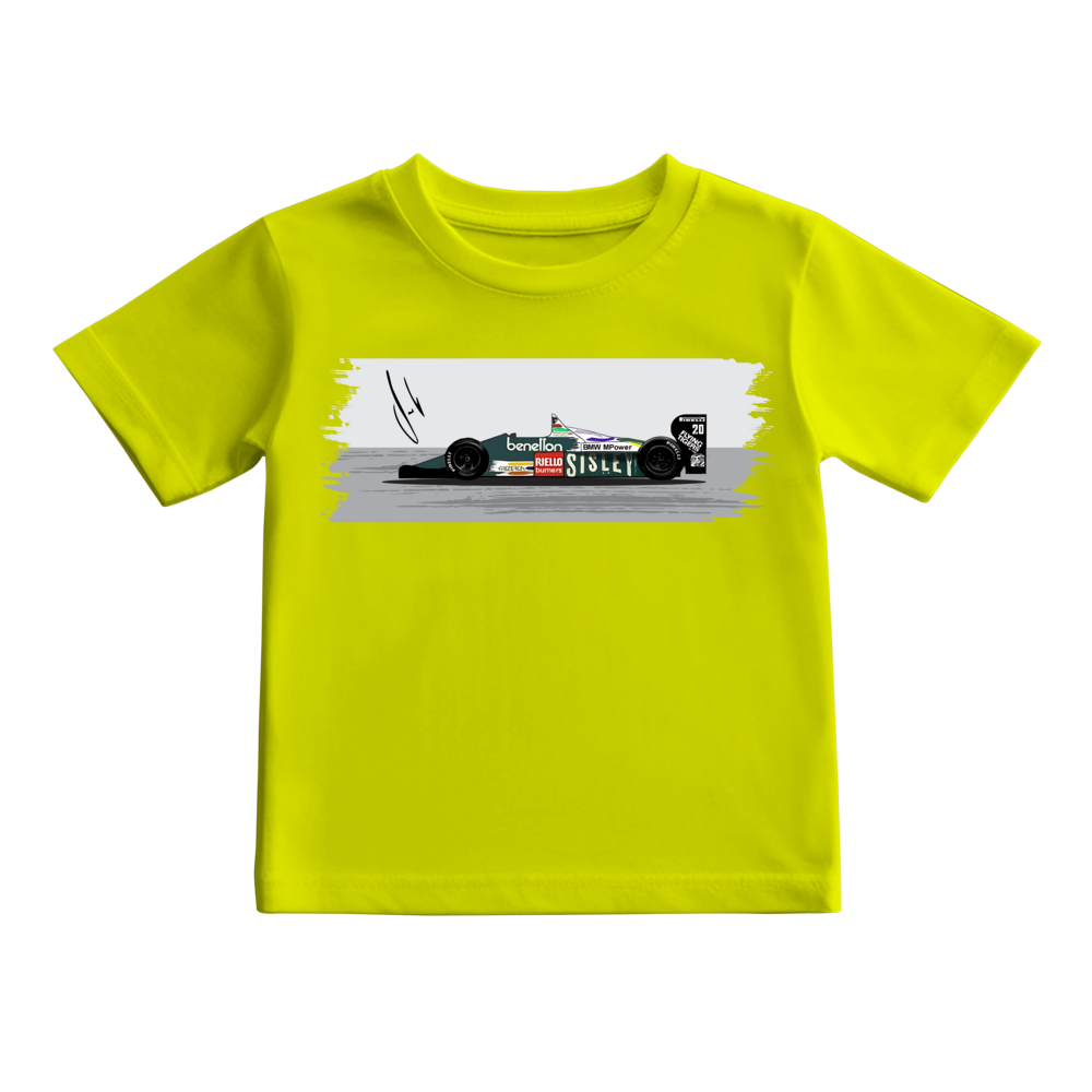 Camiseta Benetton B186 Gerhard Berger KIDS