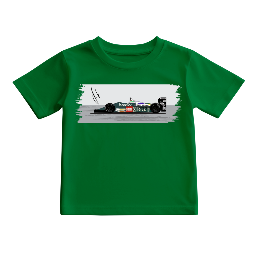 Camiseta Benetton B186 Gerhard Berger KIDS