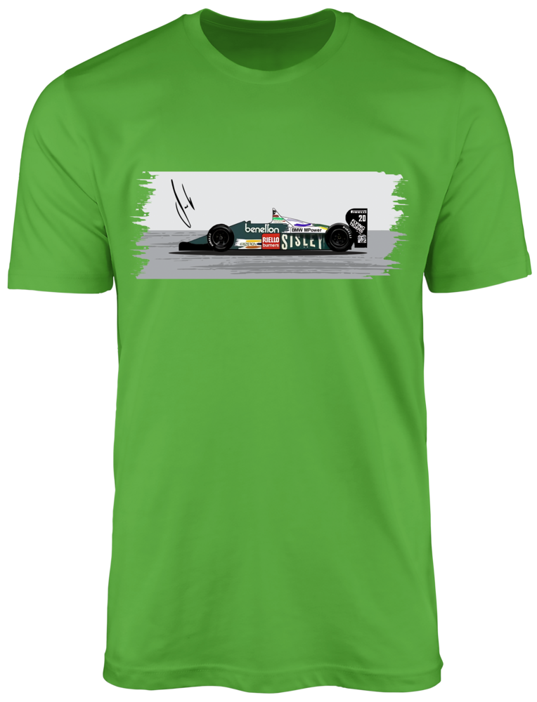 Camiseta Benetton B186 Gerhard Berger