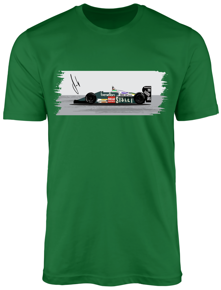 Camiseta Benetton B186 Gerhard Berger