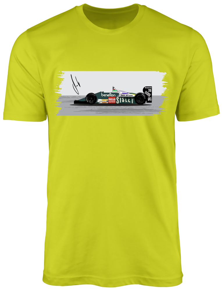 Camiseta Benetton B186 Gerhard Berger