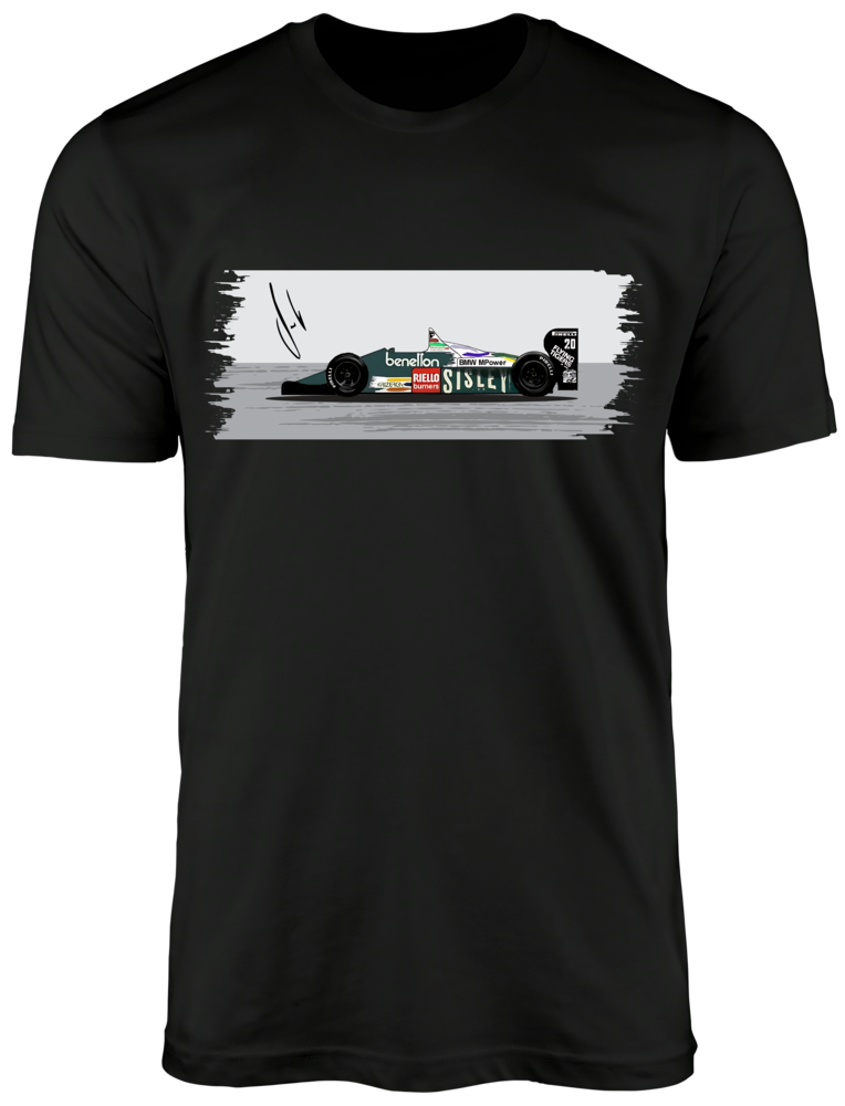 Camiseta Benetton B186 Gerhard Berger