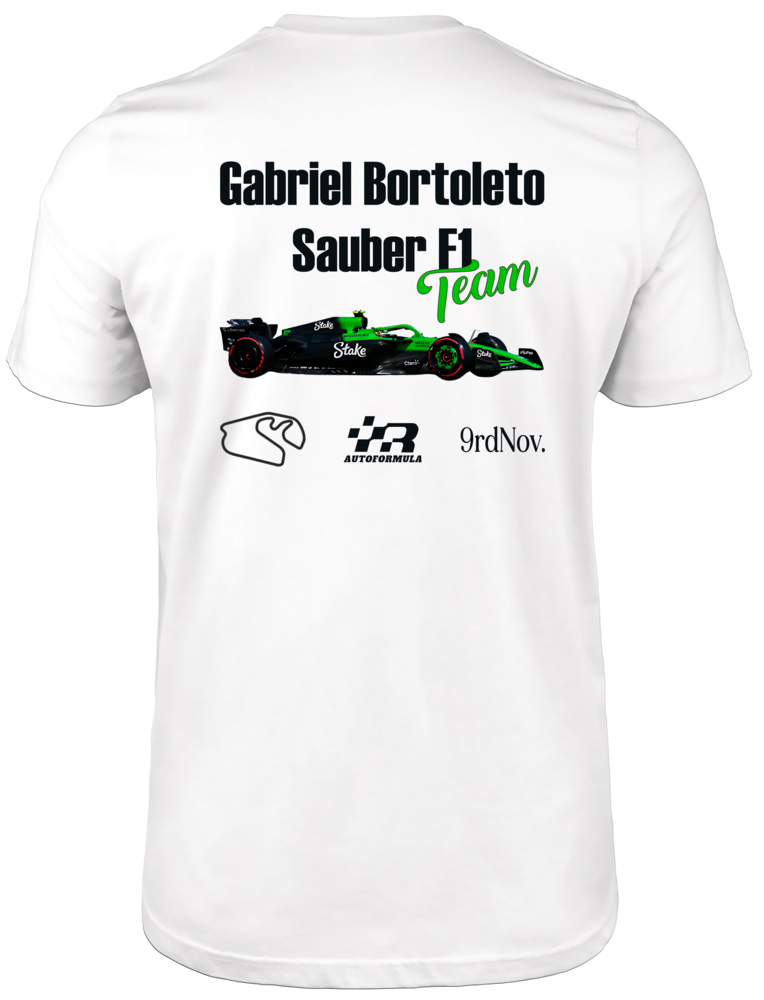 Camiseta Gabriel Bortoleto Sauber F1 Team