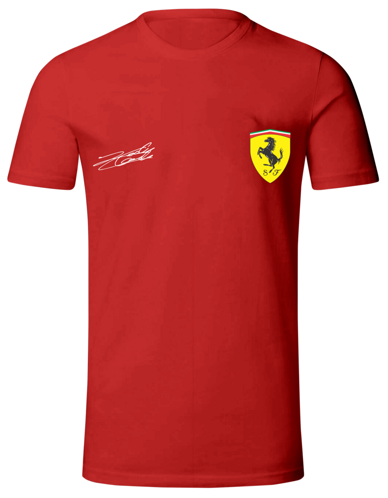 Camiseta Charles Leclerc Scuderia Ferrari 2025/2025