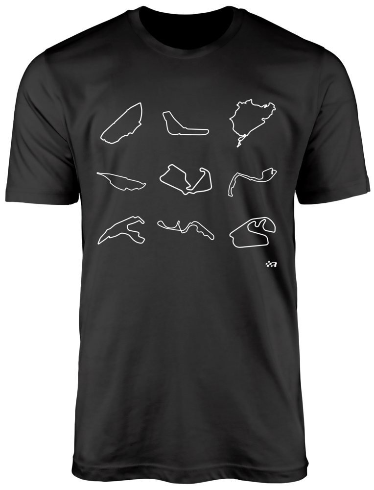 Camiseta Formula 1 Tracks