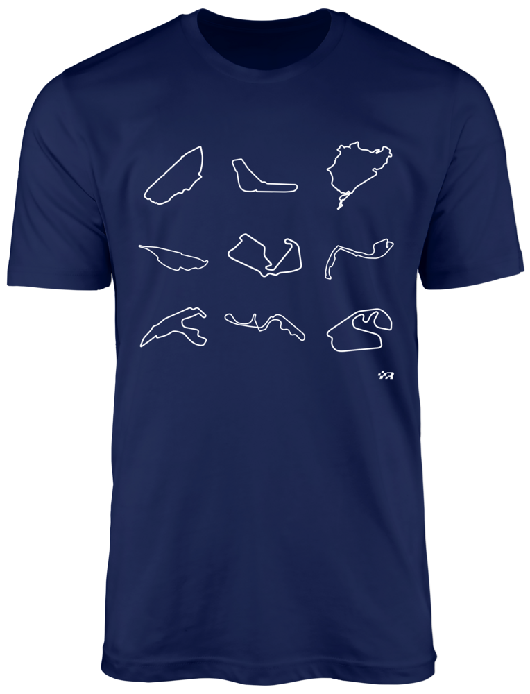 Camiseta Formula 1 Tracks