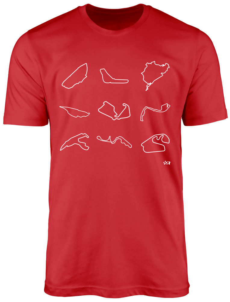 Camiseta Formula 1 Tracks