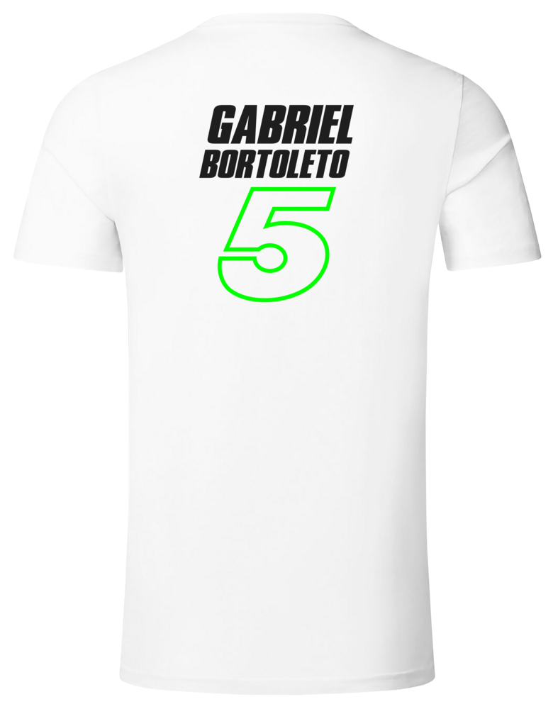 Camiseta Gabriel Bortoleto Stake F1 Team 2025