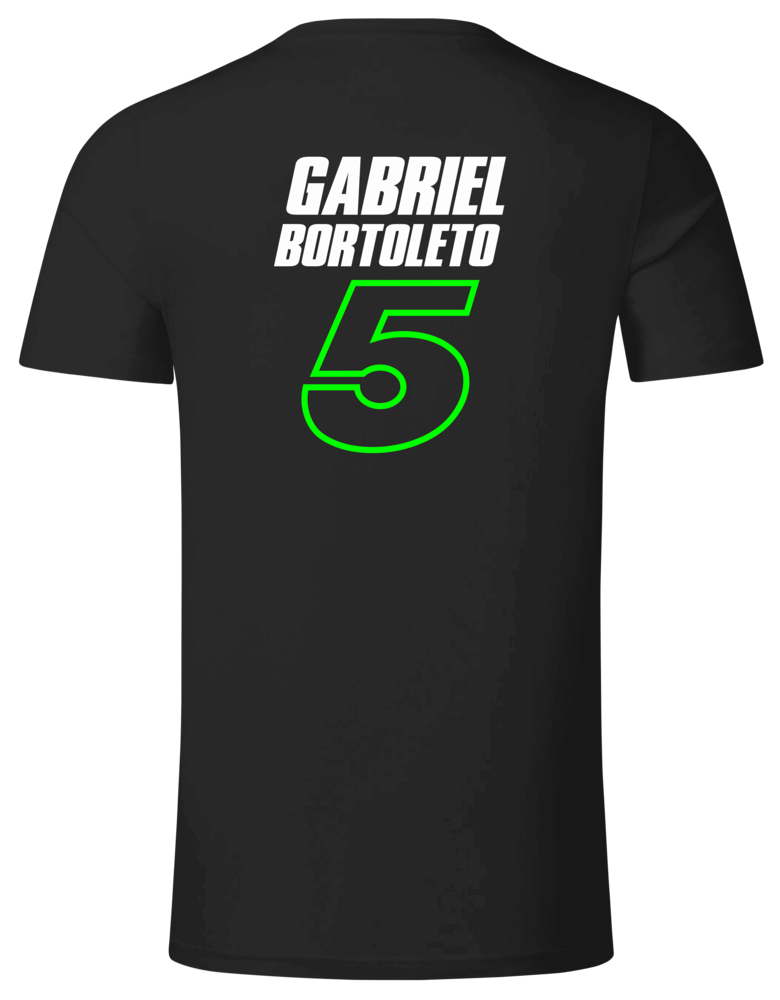 Camiseta Gabriel Bortoleto Stake F1 Team 2025