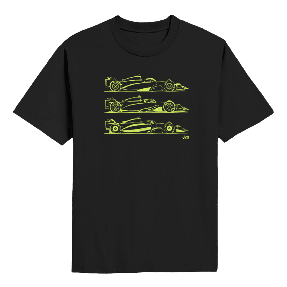 Camiseta F1 Car Evo Sketch