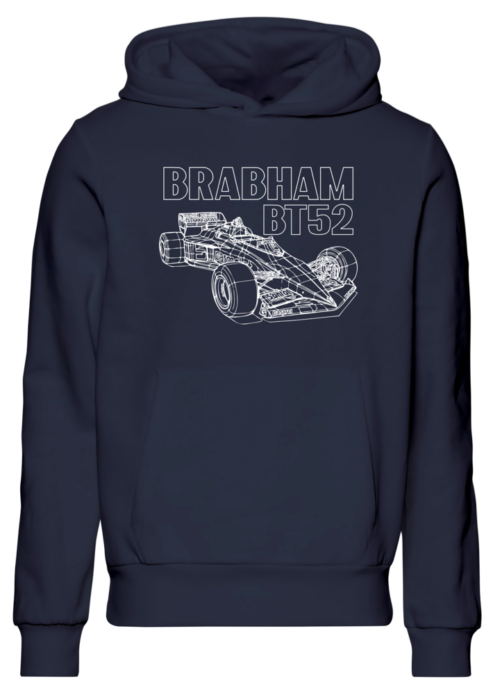 Moletom com capuz Brabham BT52 Nelson Piquet 1983 Bicampeão Mundial