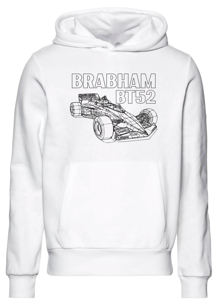 Moletom com capuz Brabham BT52 Nelson Piquet 1983 Bicampeão Mundial
