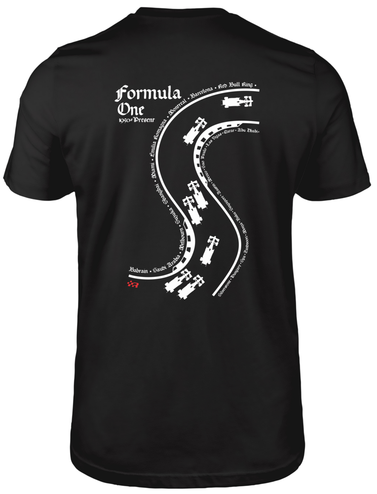 Camiseta Formula One 1950 to Present