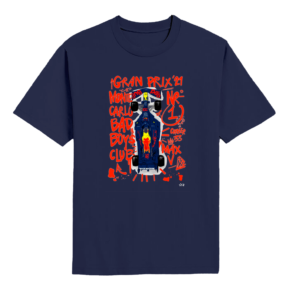 Camiseta Monaco GP Winner 2021 RBR Grafitti