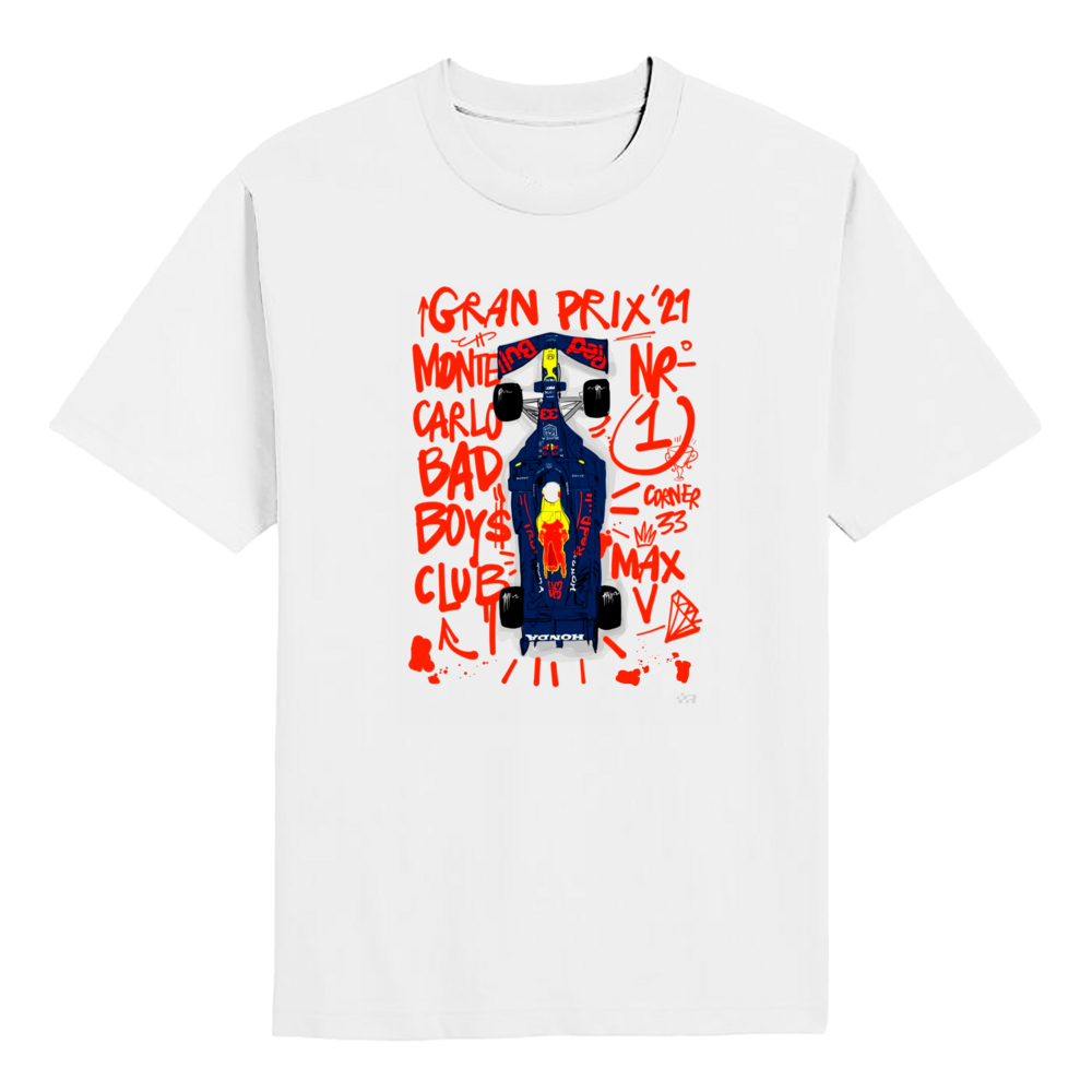 Camiseta Monaco GP Winner 2021 RBR Grafitti