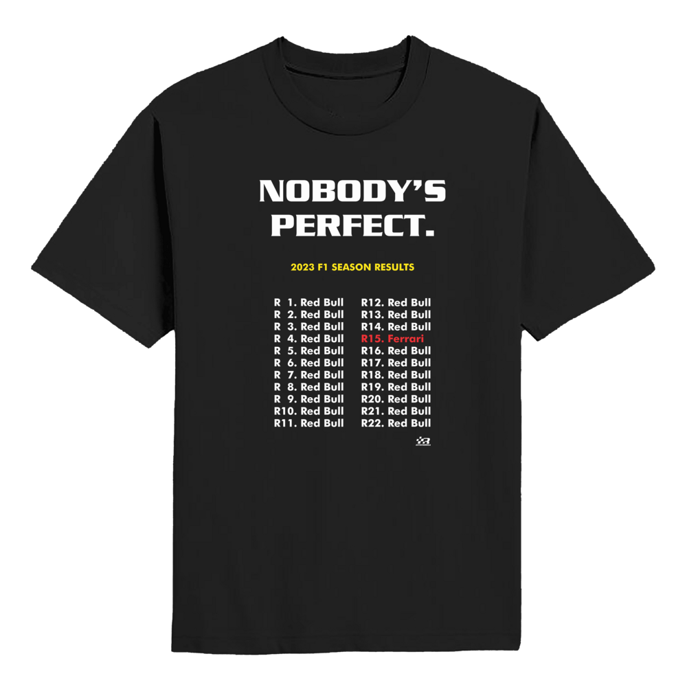 Camiseta Nobody is perfect!