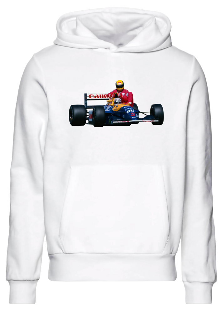 Moletom com capuz Nigel Mansell F1 GP GRÂ-BRETANHA Temporada de 91