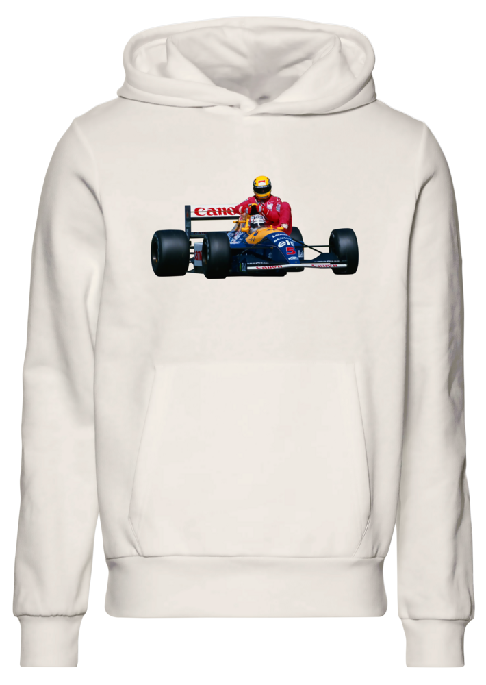 Moletom com capuz Nigel Mansell F1 GP GRÂ-BRETANHA Temporada de 91