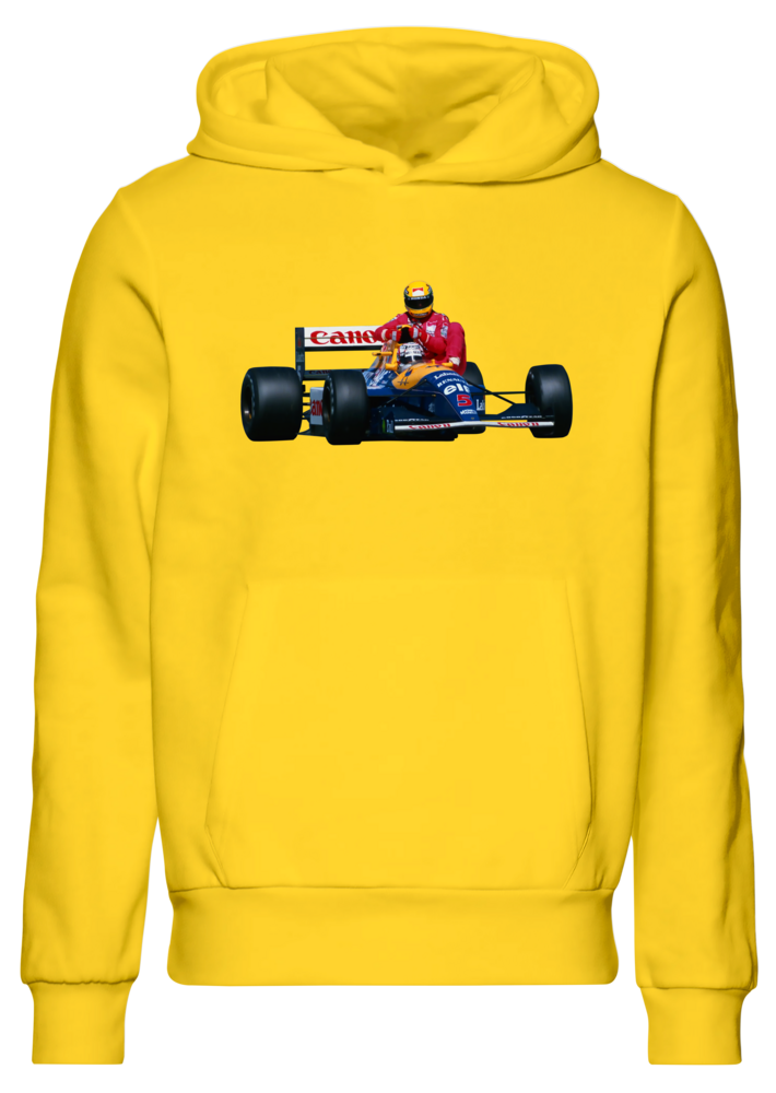 Moletom com capuz Nigel Mansell F1 GP GRÂ-BRETANHA Temporada de 91