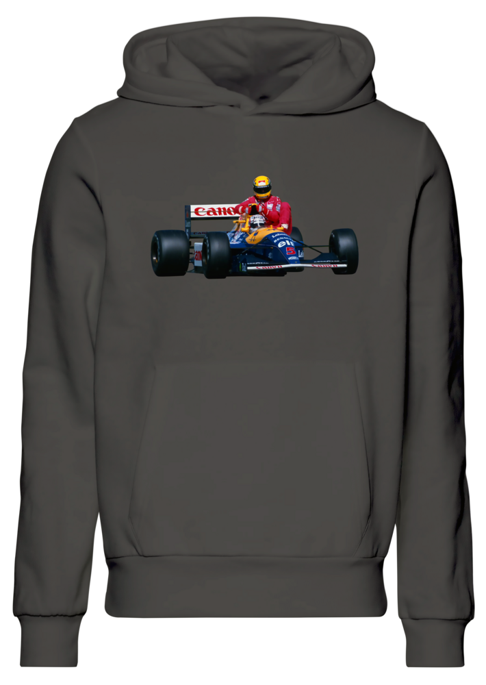 Moletom com capuz Nigel Mansell F1 GP GRÂ-BRETANHA Temporada de 91