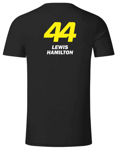Camiseta Lewis Hamilton Mercedes AMG Petronas F1 2024 Preta