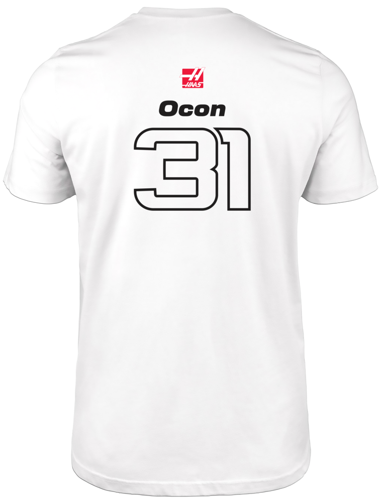 Camiseta Esteban Ocon Haas F1 Team 2025