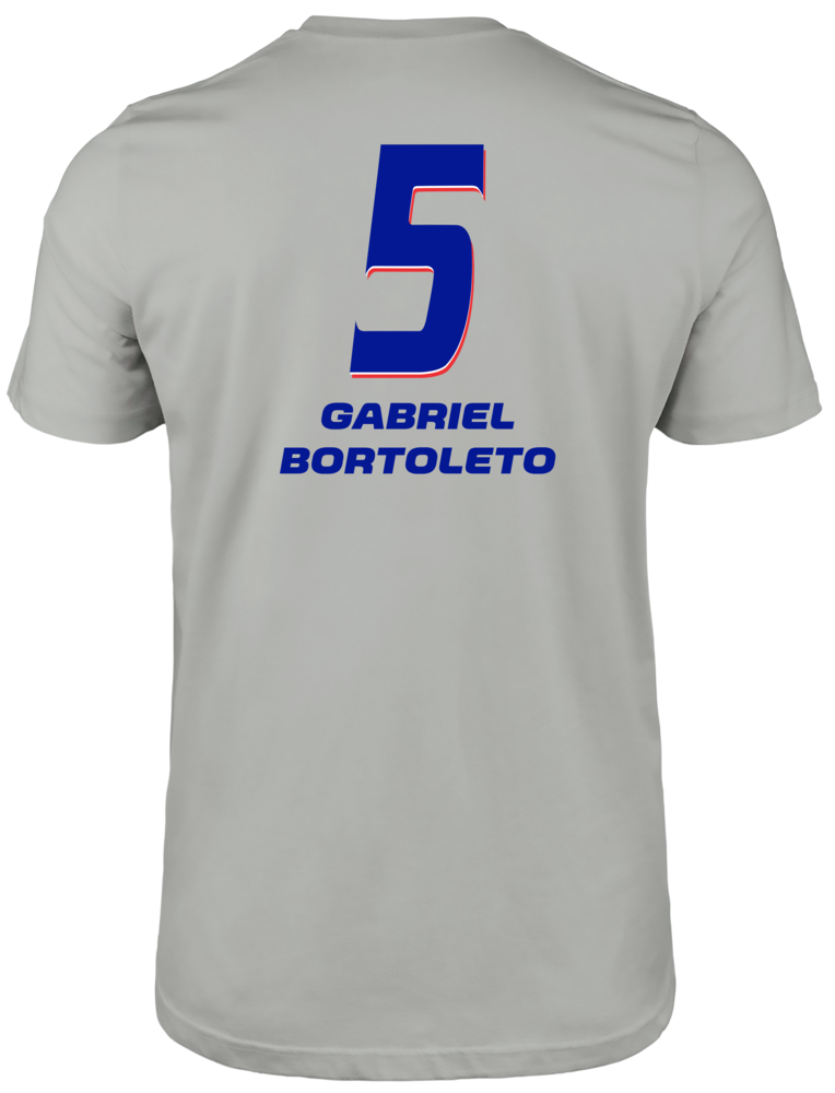 Camiseta Gabriel Bortoleto 5 Trident Motorsport F3 Team 2023